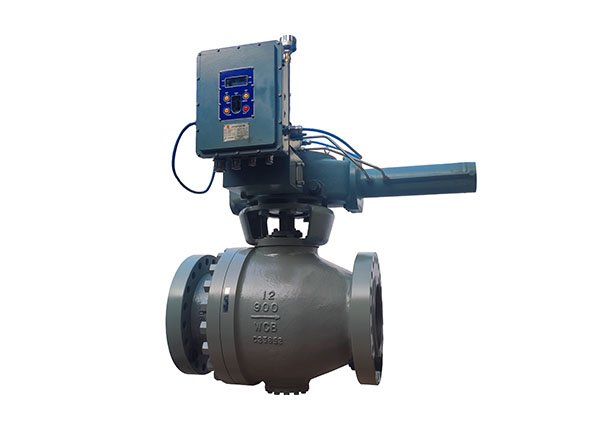 12" 900磅 WCB 电液联动硬密封耐磨C型球阀