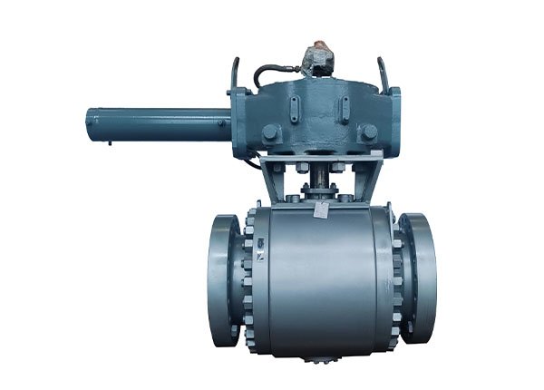 12" 900磅 A105 电液联动硬密封耐磨C型球阀